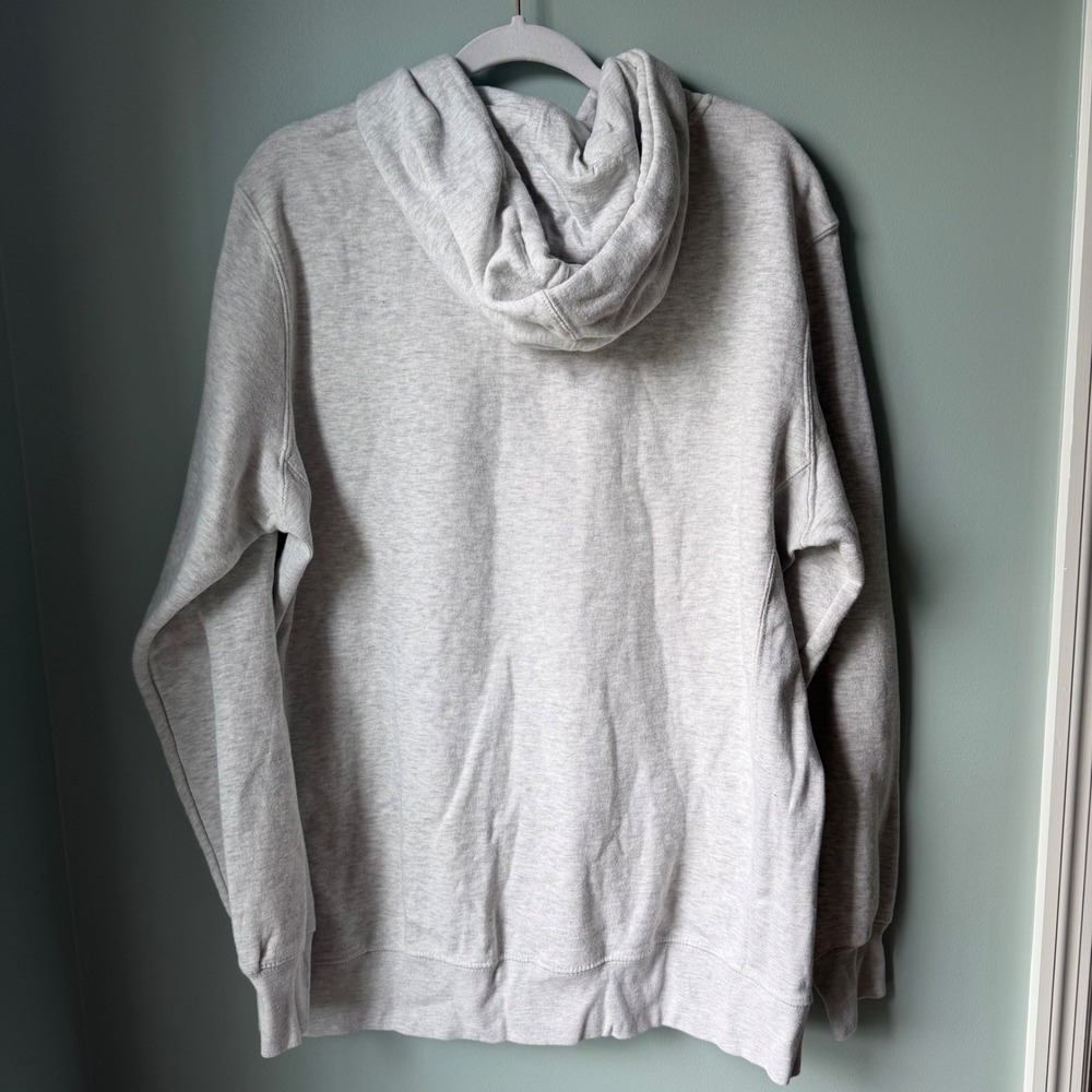 Cuffy's Gray Hoodie Cape Cod Sweatshirt Blue Print Size 2X - Picture 5 of 10